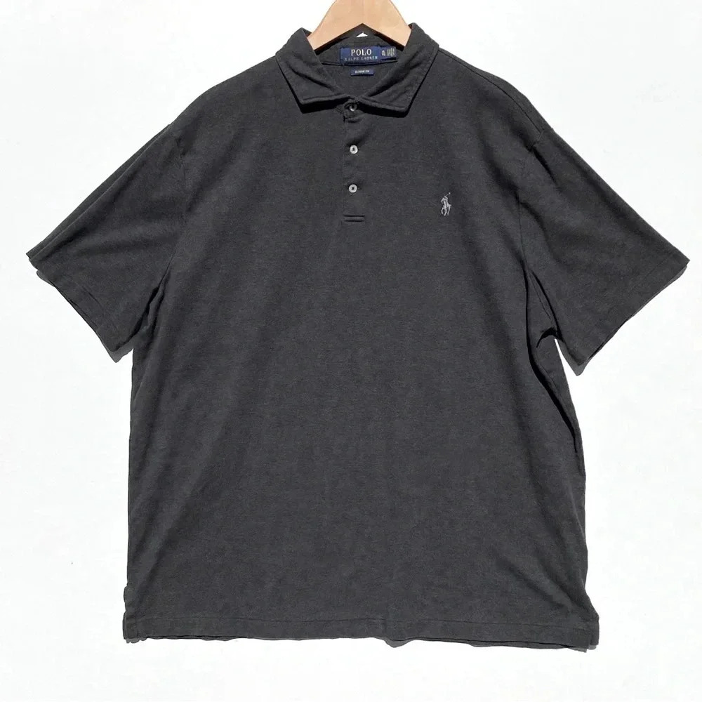 POLO RALPH LAUREN Men’s Classic Fit Soft Jersey Knit Short Sleeve 3 Button Polo - Picture 2 of 4